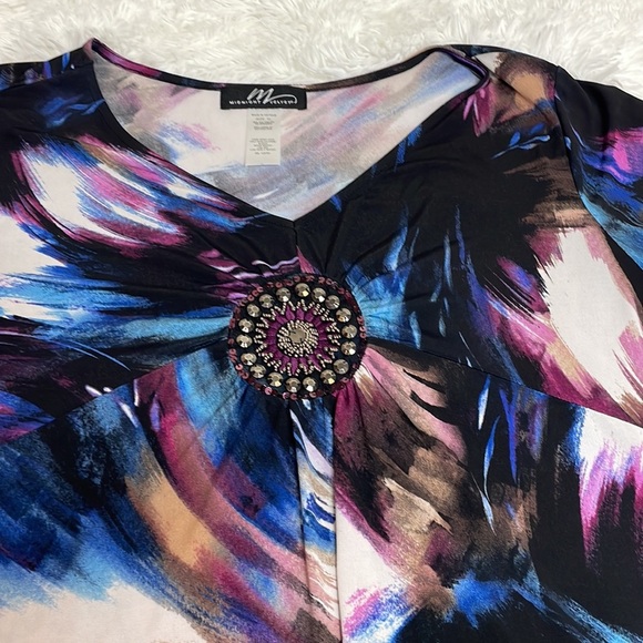 Midnight Velvet Sequins Top SzXl - Picture 6 of 11